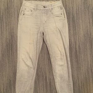 Rag & Bone White Miramar Joggers